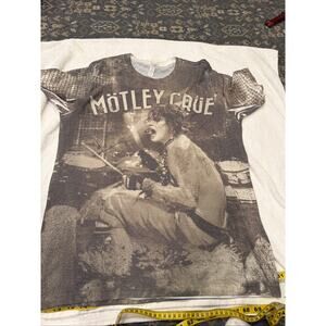 Motley Crue Vintage Shirt All Bad Things Rare Tour Shirt Size Large